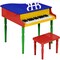 Best Choice Products Kids Classic 30-Key Mini Piano w/ Lid, Bench, Folding Music Rack, Song Book, Stickers